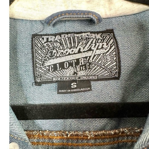 Brooklyn Cloth Men’s Denim Hoodie Jacket NWOT - Picture 3 of 5